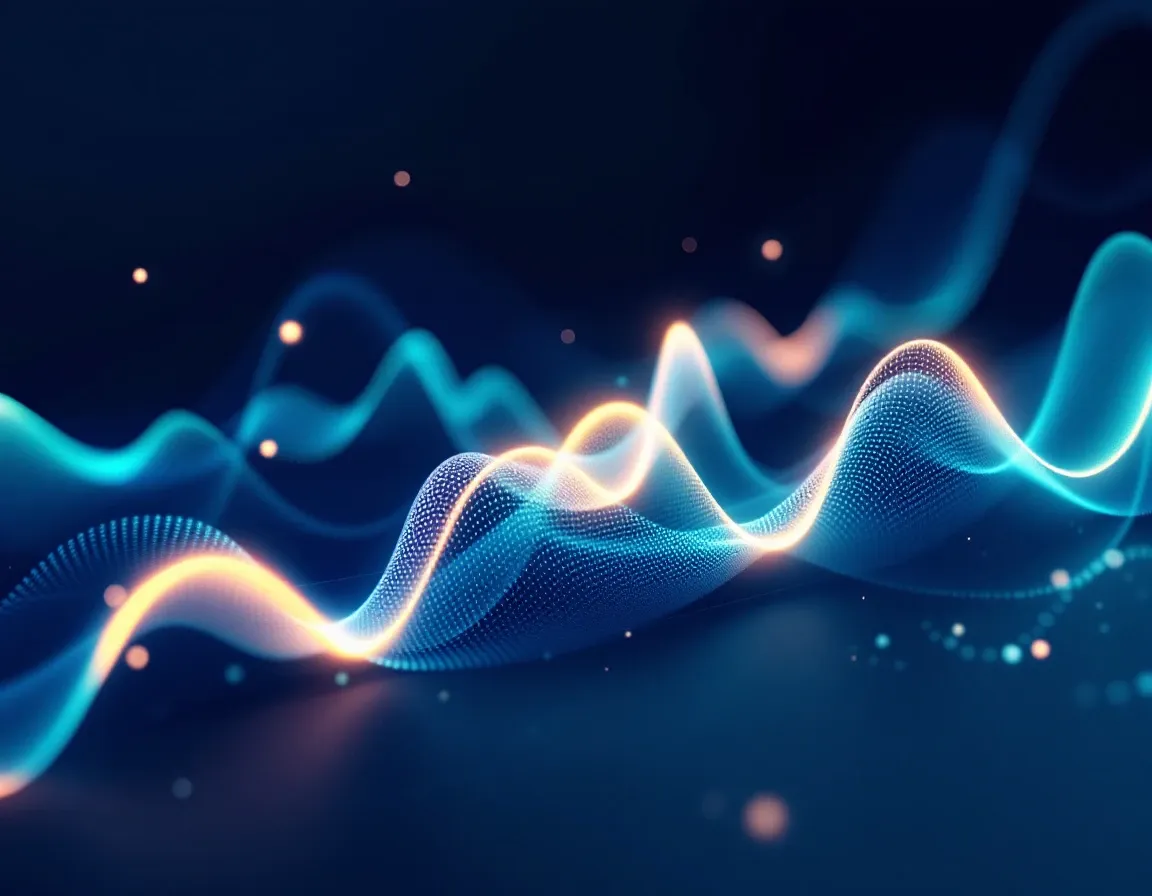 Abstract digital art representing continuous accessibility monitoring and WCAG compliance checks.