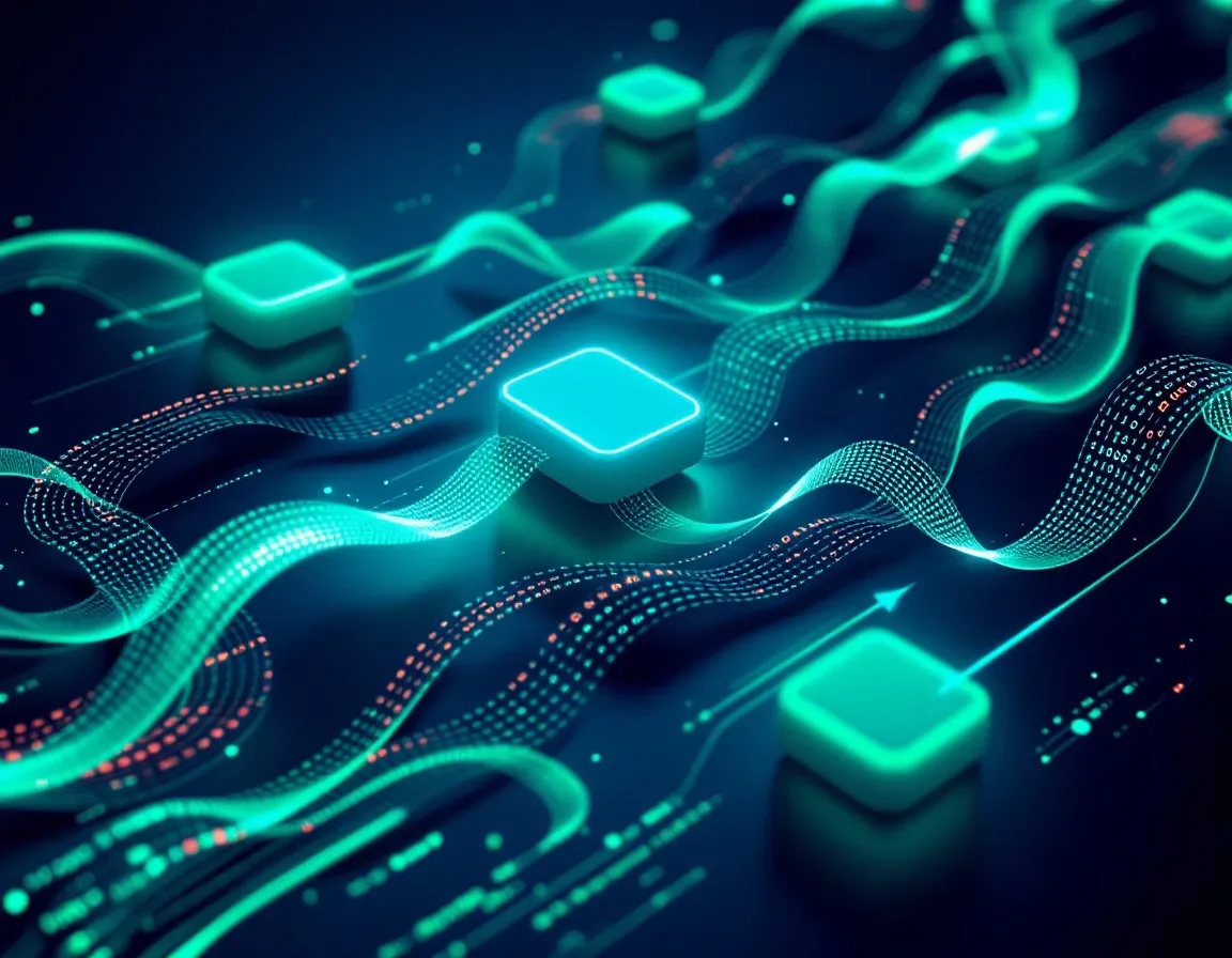 Abstract digital art representing layered accessibility standards and compliance levels.